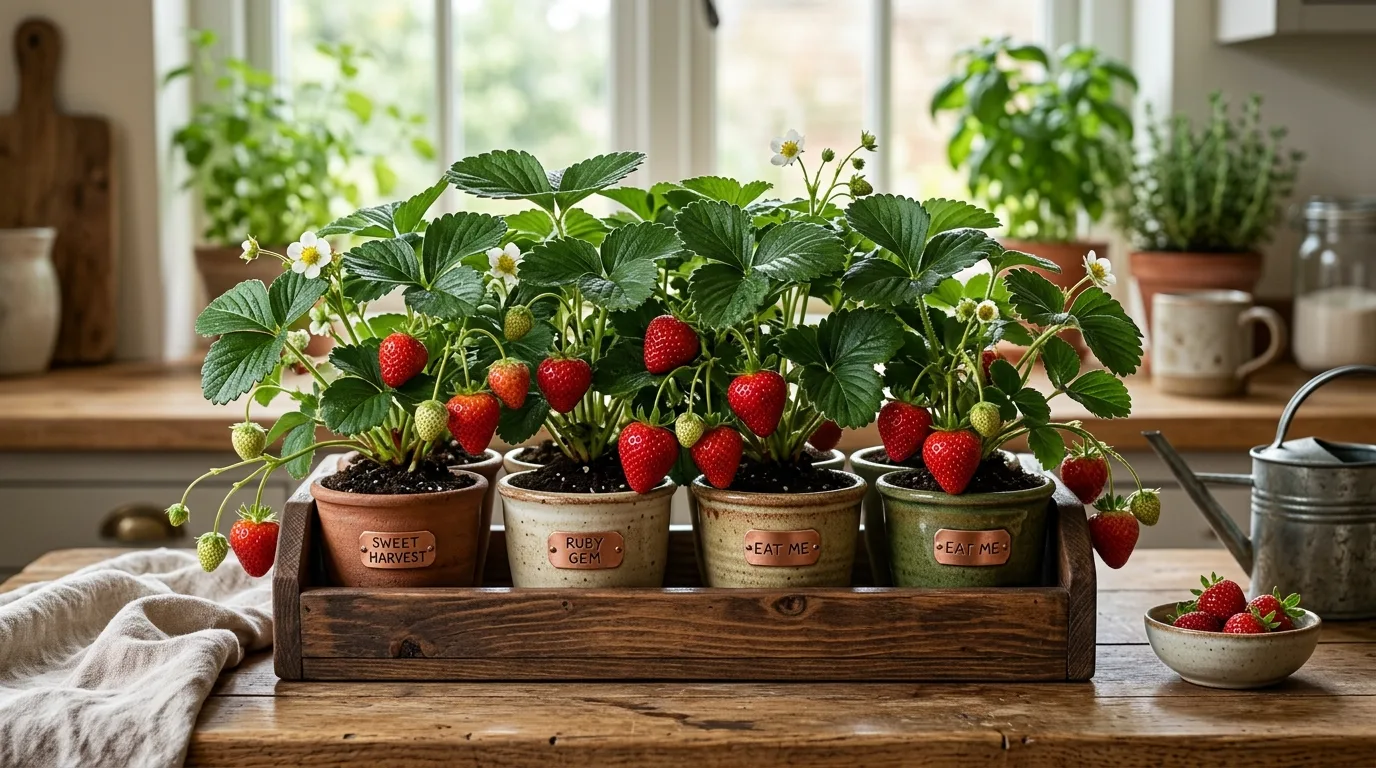 Tabletop Strawberry Planter